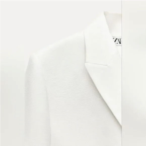 Zara Cropped Double Breasted Blazer NWT - Picture 13 of 15